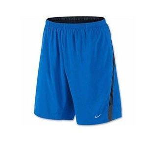 NEW Men's Size Medium NIKE Dri-fit 7" Distance Running Shorts Blue 695441-406
